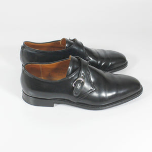 Alden Shell Cordovan Monkstrap Loafers Mens Size 12 D Black Leather 1707